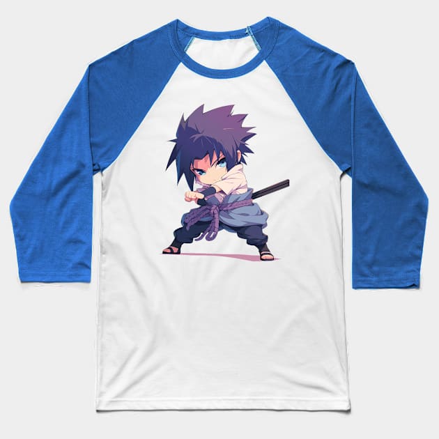 sasuke Baseball T-Shirt by Stephanie Francoeur Art